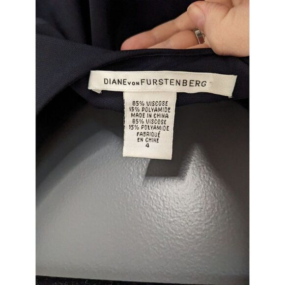 Diane von Furstenberg 2000's Black Belem Jumpsuit -‎ 4 - Picture 3 of 7